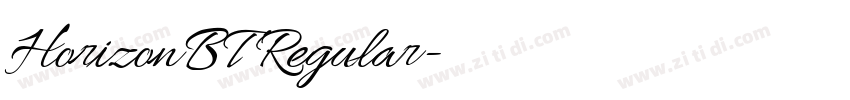 HorizonBT Regular字体转换